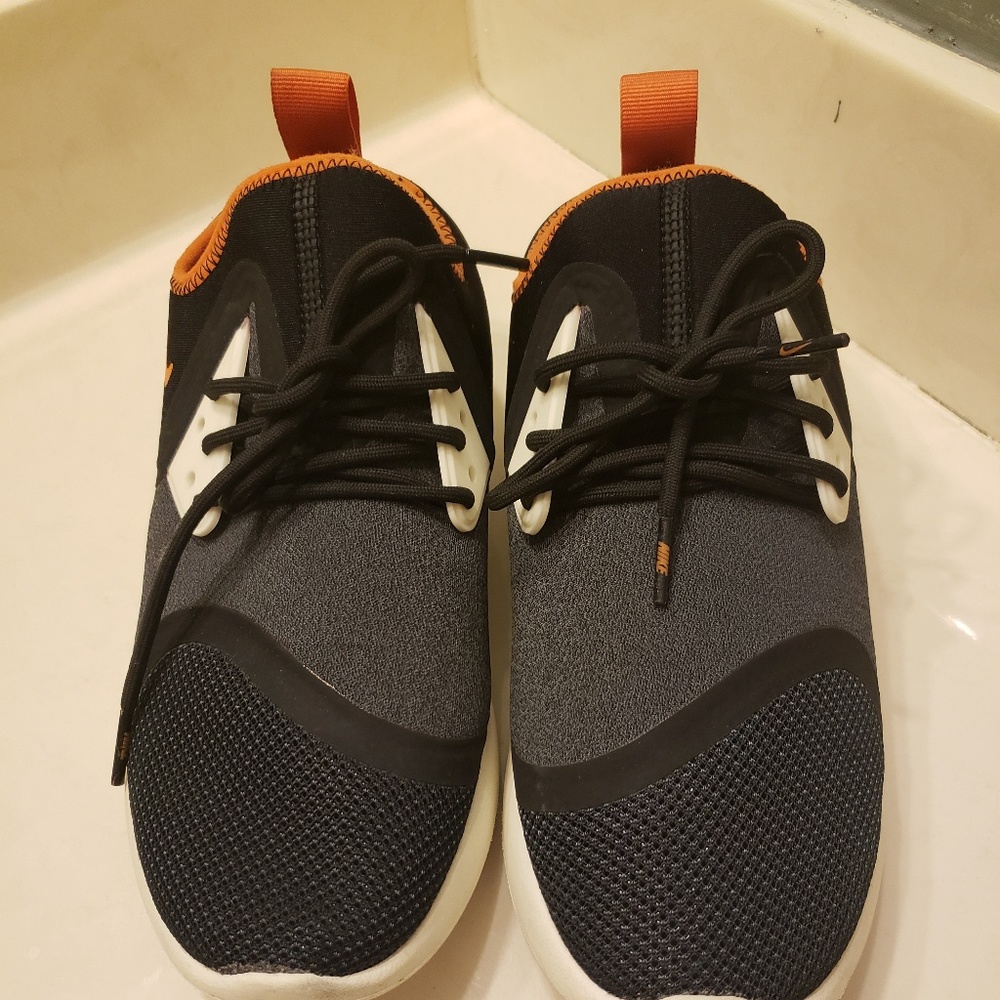 Orange and Black Nike Women Size 8
